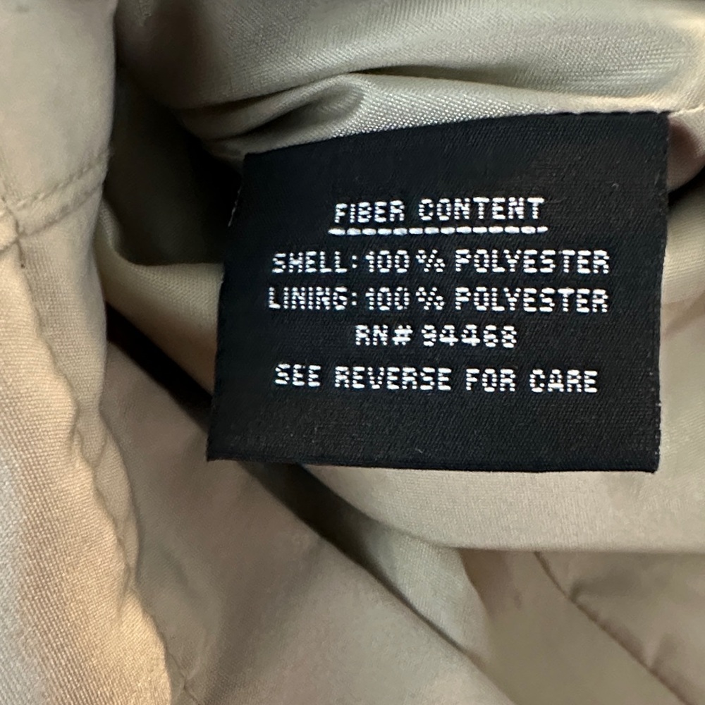 Braetan Elegant Beige Women's rain repelling Trench Coat size small w/belt (F12) - Picture 8 of 13